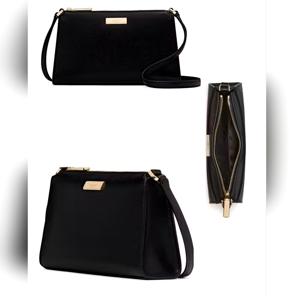 KATE SPADE Kenzie Mini Crossbody in Black NEW